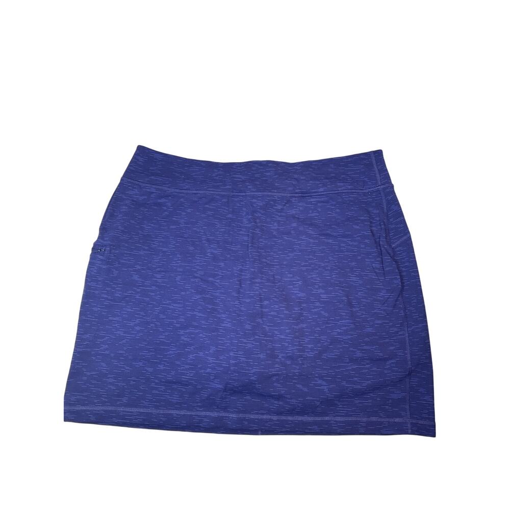 Duluth Trading Co Purple Skort Zip Pocket Stretch Tennis‎ Golf Womens Size XXL